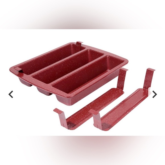 NIB Curtis Stone Dura-Pan+ Nonstick Trio Pan With Inserts 3 Channels 1 Pan - Picture 1 of 5